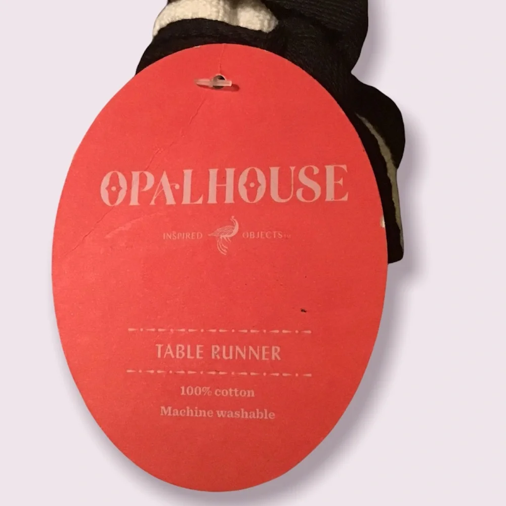 Opalhouse Cotton Plaid Table Runner